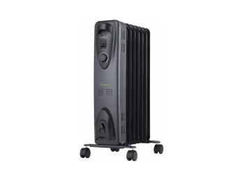 Radiador ecologico negro 7 elementos 1000 w bastilipo