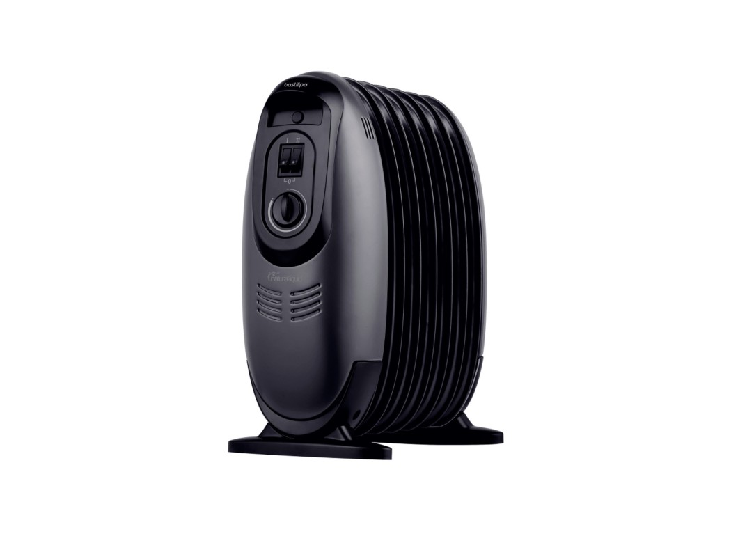 Radiador mini ecologico negro 7 elementos 600 w bastilipo