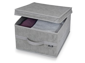 Caja guarda ropa stone l 38 x 50 x 24 cm domopak