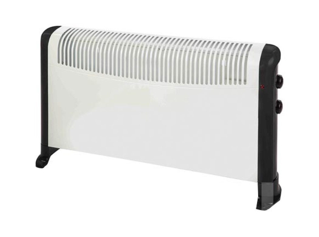 Convector estatico 800/1200/2000w blanco s&p