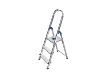 Escalera aluminio peldaÑo ancho 3 peldaÑos ambit