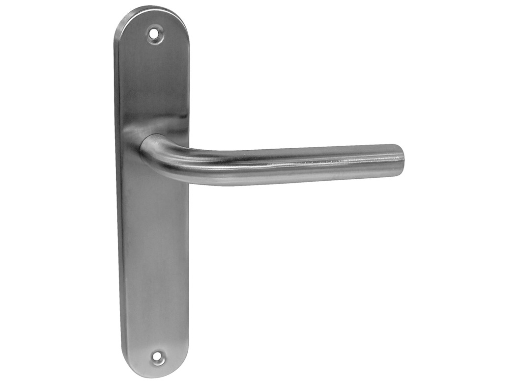 Manilla cornamusa ´l´ placa (juego) inox satinado 304 kylate