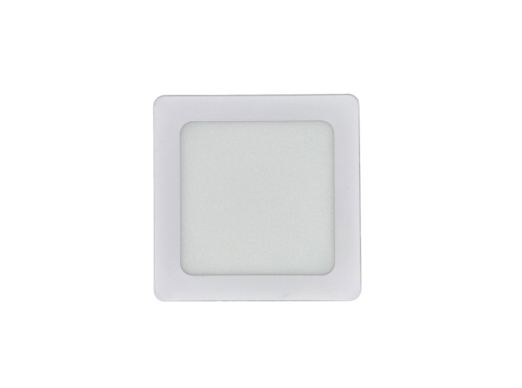 Downlight led empotrar cuadrado blanco kone 12cm 6w 600lm 40