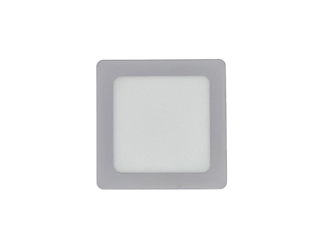 Downlight led empotrar cuadrado gris kone 17cm 12w 1200lm 40