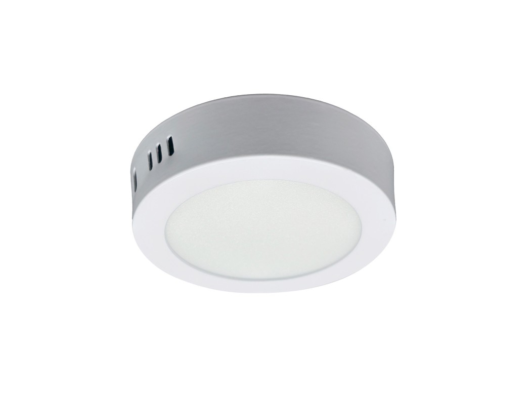 Downlight led superficie redondo blanco kone 10,6cm 6w 600lm