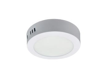 Downlight led superficie redondo blanco kone 28cm 24w 2400lm