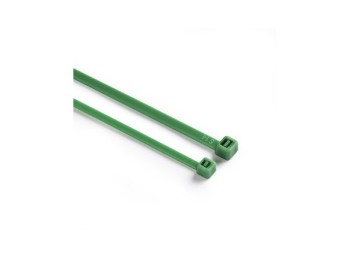 Brida nilon dentada verde 3,6 x 200 mm 100 uds ironside