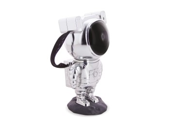 Lampara sobremesa robot astronauta luz noche silverlite con