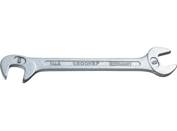 Llave fija plana 05,5x078mm 2 bocas crom liliput 8 gedore ge