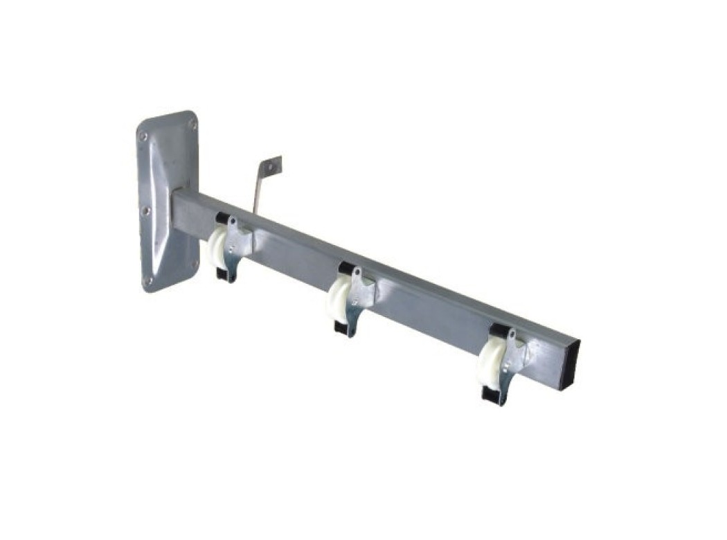 Tendedero pared acero inox 6 poleas