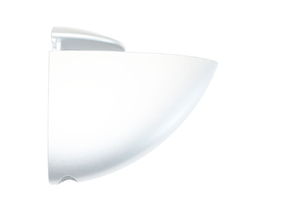 Soporte estante pelicano 75x65mm blanco 2uds micel