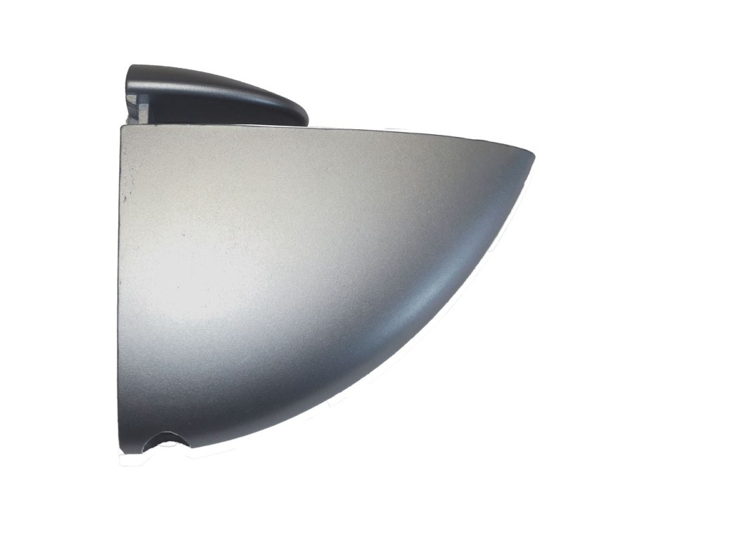 Soporte estante pelicano 75x65mm cromado mate 2uds micel