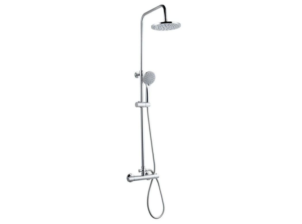 Columna ducha termostatica mod. pacific rociador redondo art