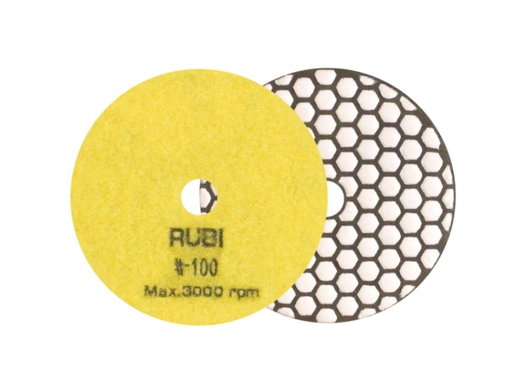 Disco pulido flexible diamantado seco Ø 100 mm gr.100 rubi