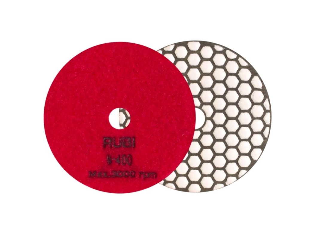 Disco pulido flexible diamantado seco Ø 100 mm gr.400 rubi