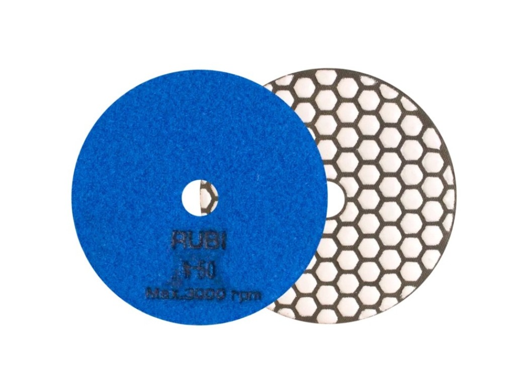 Disco pulido flexible diamantado seco Ø 100 mm gr.50 rubi