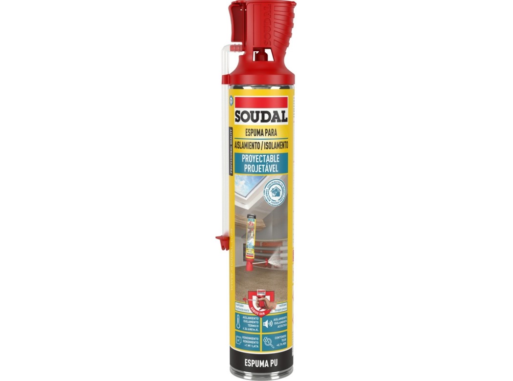 Espuma poliuretano proyectable genius dosificado precision 7