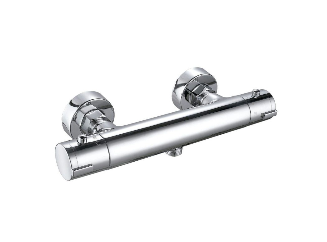 Grifo monomando termostatico ducha coral cromo artic