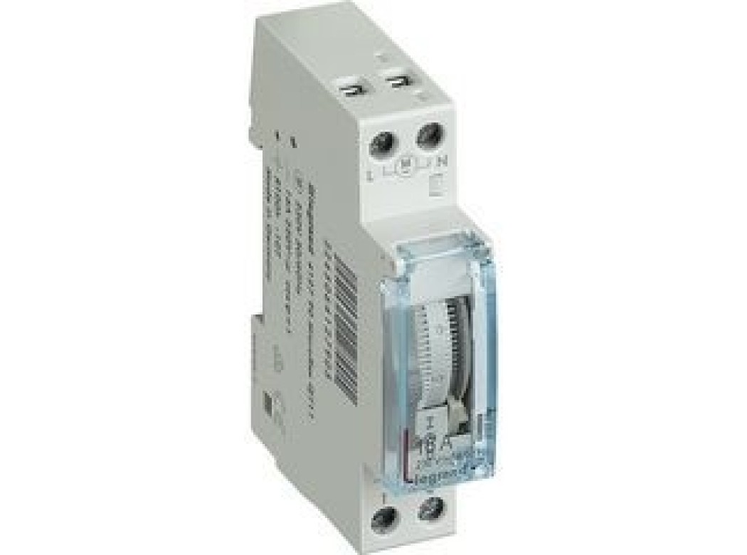Interruptor horario analogico programable 1 salida legrand