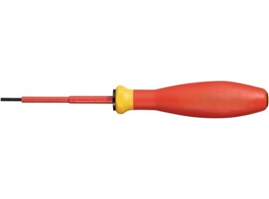 Destornillador b/recta aislado 1000v vde 2,5x75 mm tecwerk