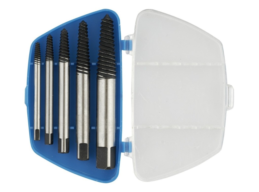 Sacatornillos nº 1-5 3-18mm juego 5 piezas