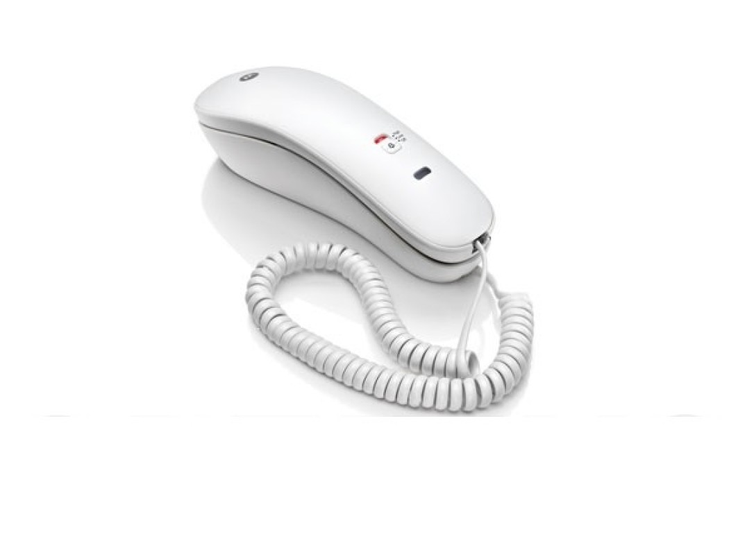 Telefono con cable gondola blanco motorola