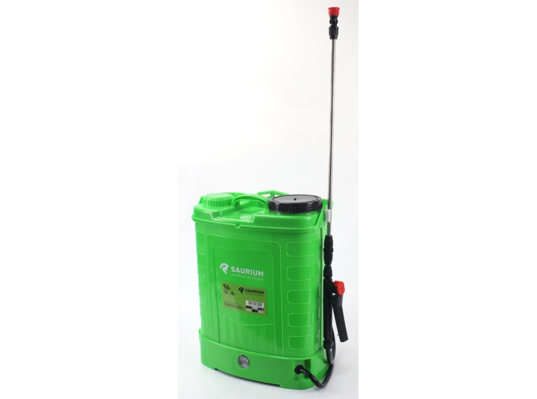 Pulverizador mochila bateria 12v saurium 16 l