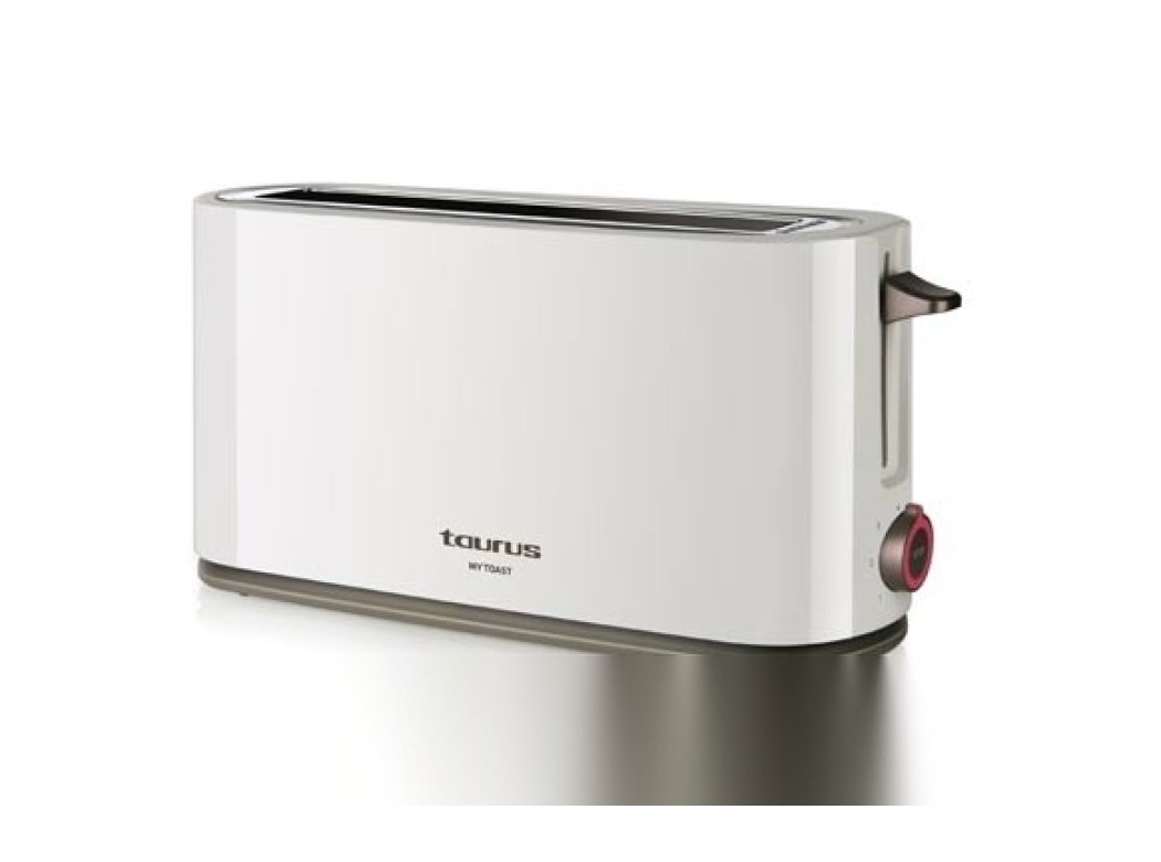 Tostador ranura extralarga mytoast blanco 1000w taurus