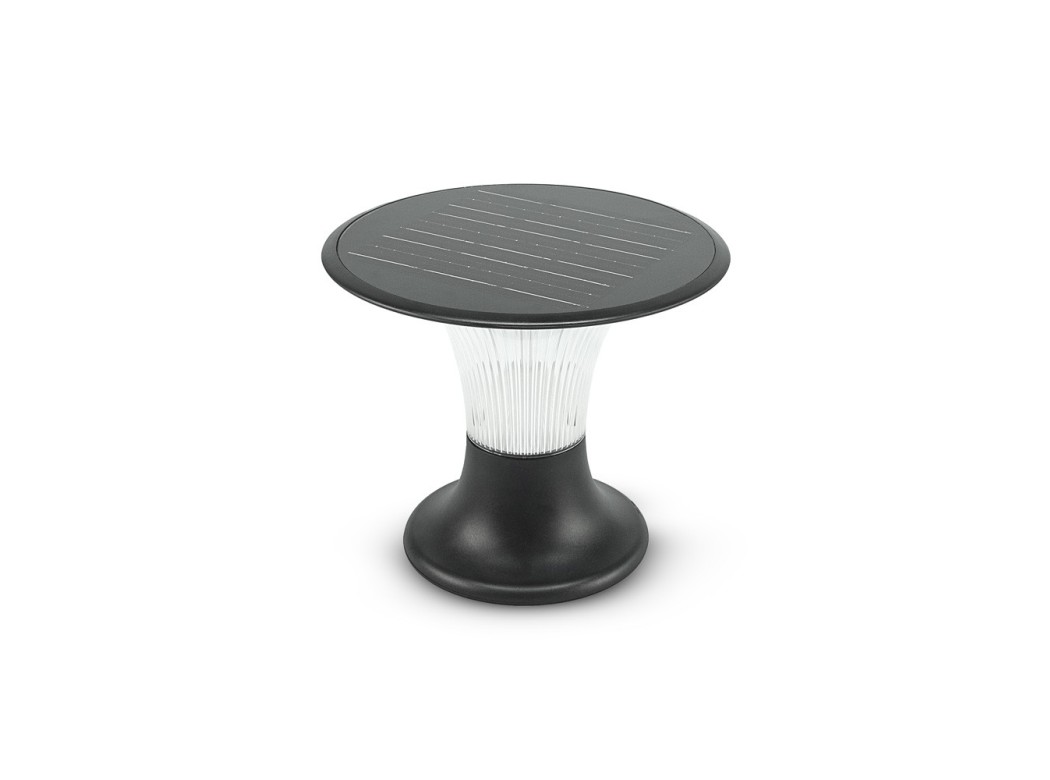 Aplique led solar goliat sobremuro 2200 lm c/sensor presenci