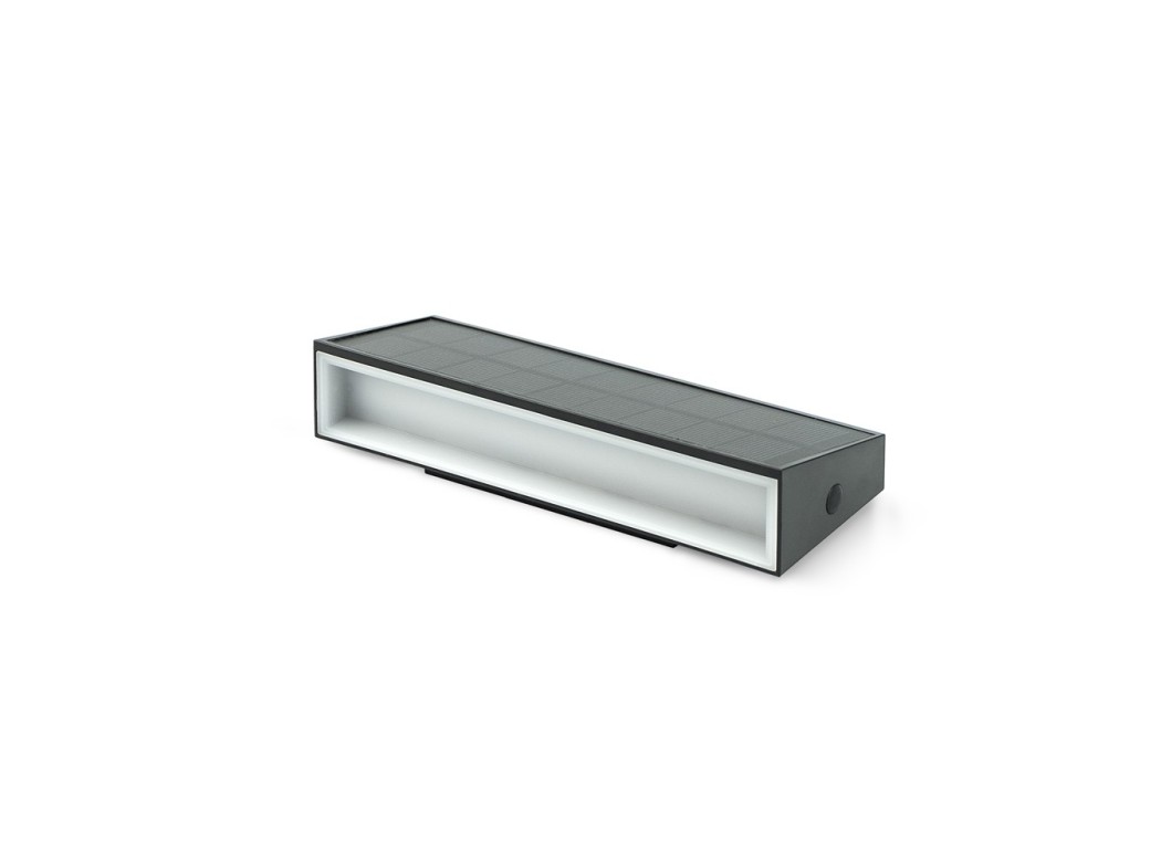 Aplique led solar veta 700lm sensor crep. 26h ip44 4000k 60º