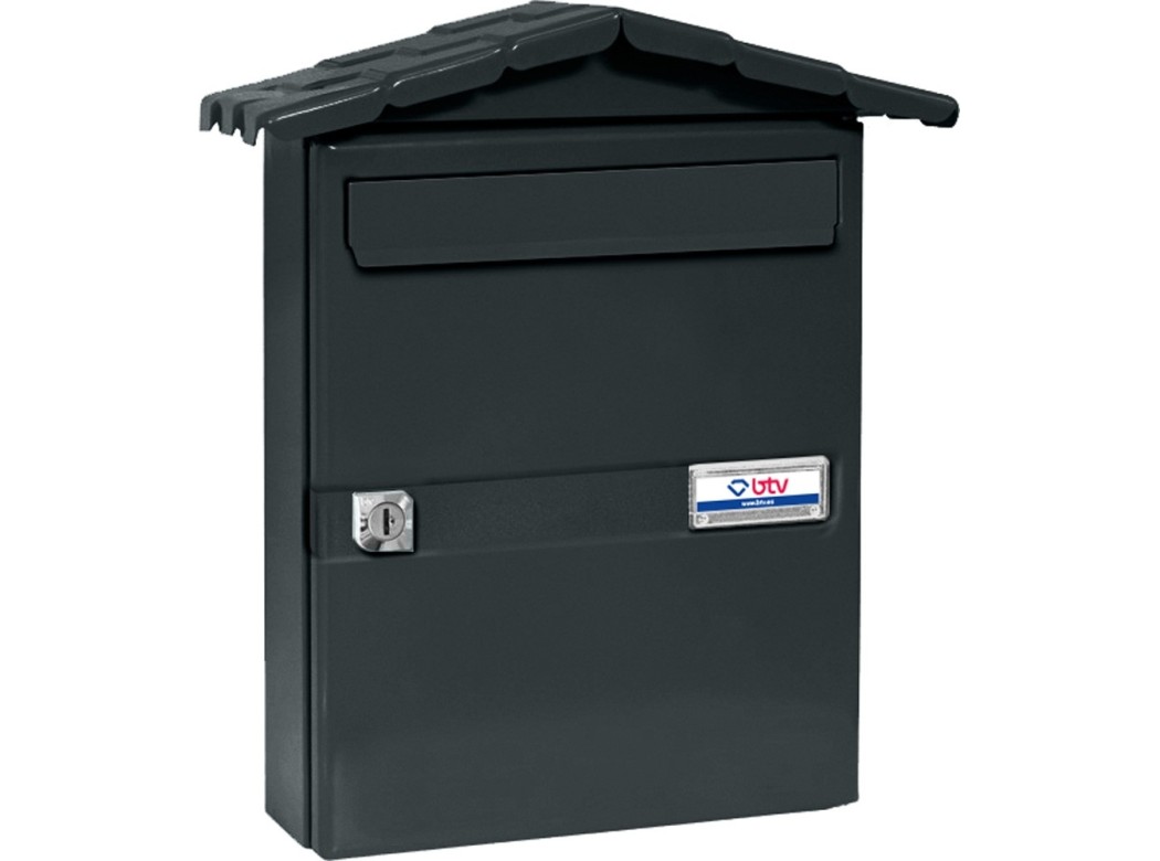 Buzon exterior acero chalet antracita btv