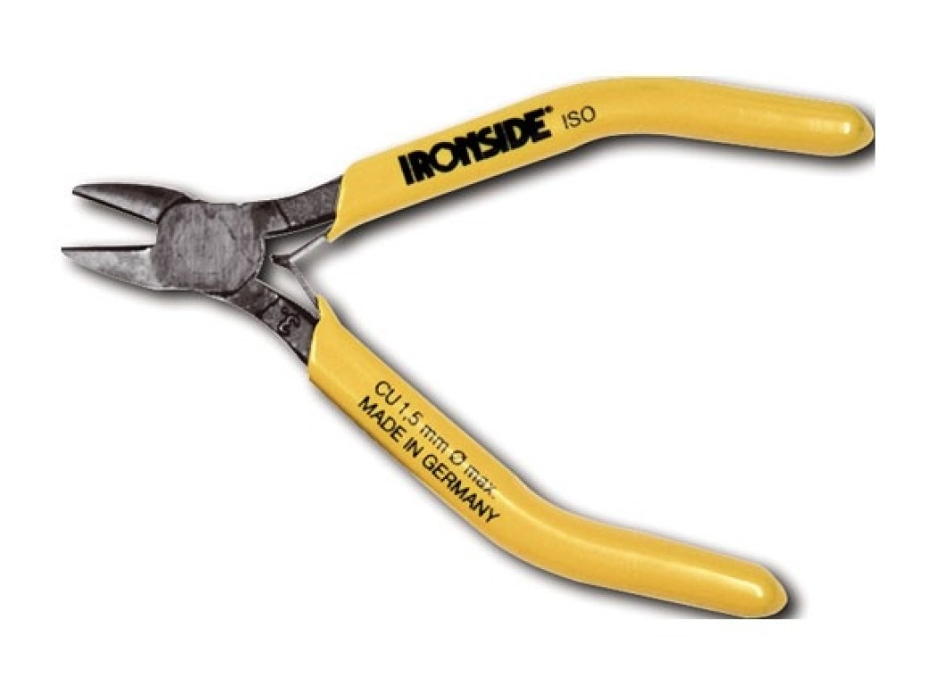 Alicate corte diagonal p/ electronica y precision 110 mm man