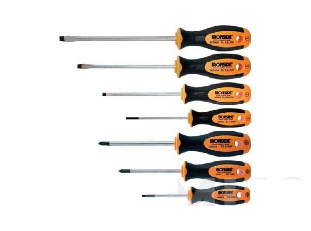 Destornillador juego 7 piezas bocas pl / pz ironside