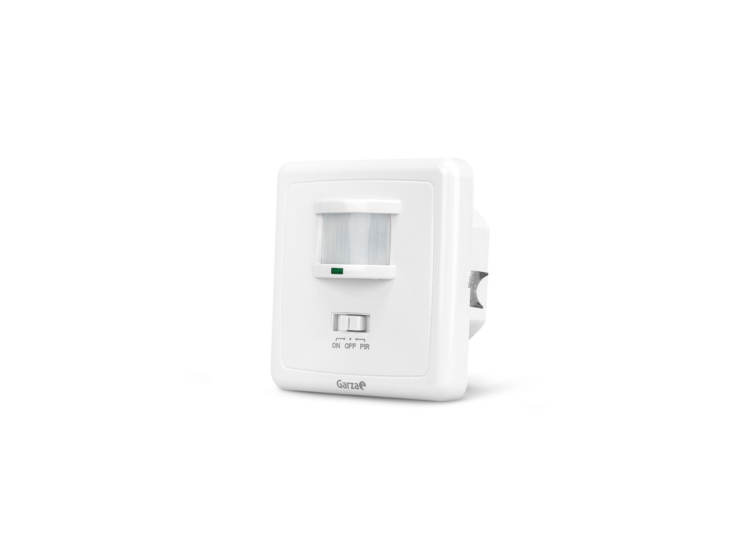 Detector movimiento pared empotrable angulo 160º 9 mts reg.