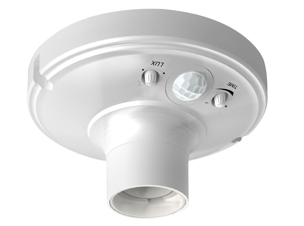 Detector movimiento portalamparas angulo 120º 6-8 mts reg. c