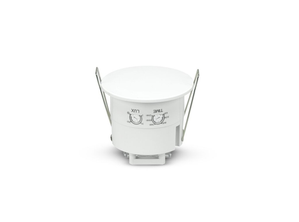 Detector presencia real empotrable angulo 360º 4 mts reg. cr