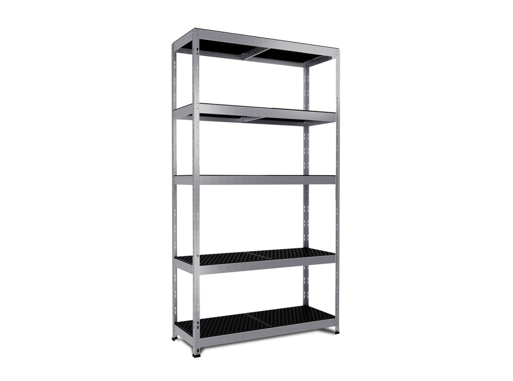 Estanteria metal 5 estantes pp sin tornillos rivet alloy 180