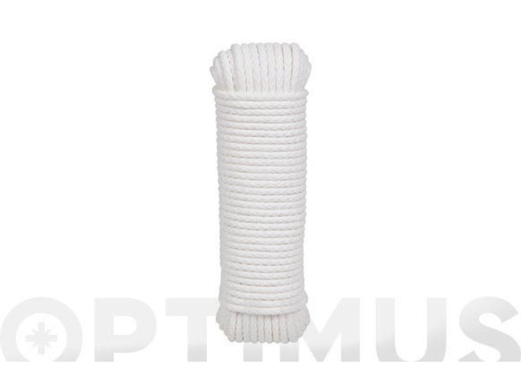 Cordon polietileno riel stor con alma Ø 3mm 15 mt blanco rombull