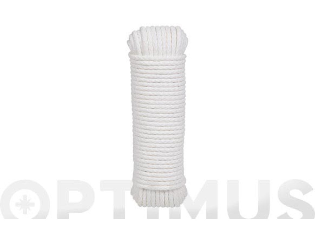 Cordon polietileno riel stor con alma Ø 3mm 25 mt blanco rombull