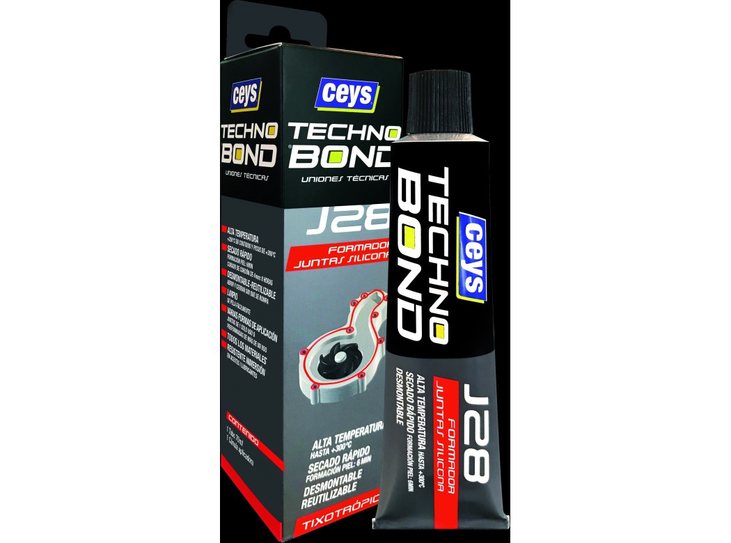 Formador de juntas silicona profesional j-28 70ml technobond