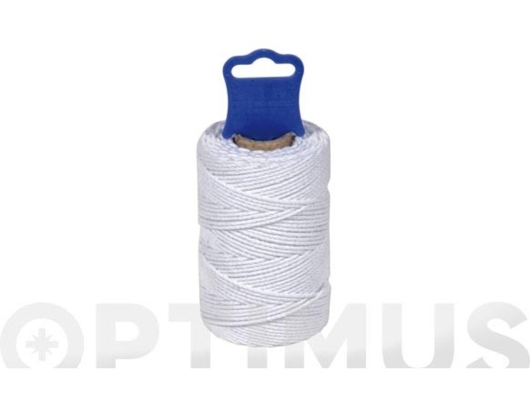 Hilo algodon cableado uso alimentario Ø 1 mm 250 mt blanco rombull