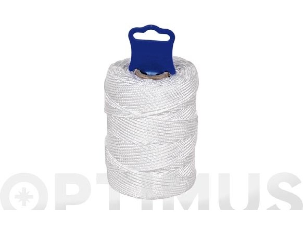 Hilo replanteo poliamida trenzado Ø 1,3 mm 100 mt blanco rombull