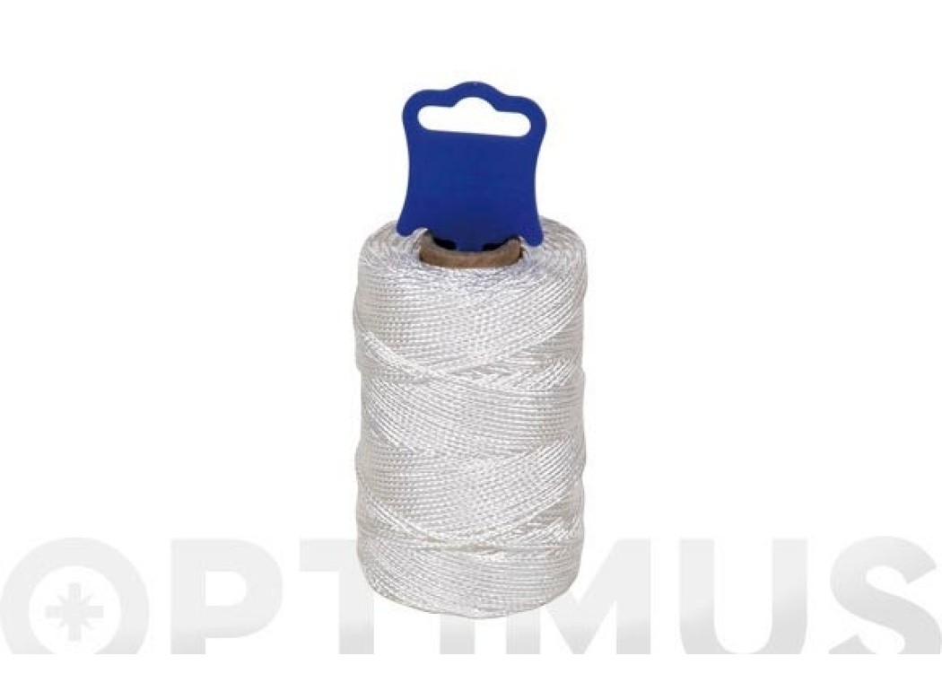 Hilo replanteo poliamida trenzado Ø 1,3 mm 50 mt blanco rombull