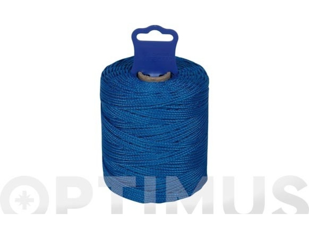 Hilo replanteo polipropileno trenzado Ø 1,8 mm 100 mt azul rombull