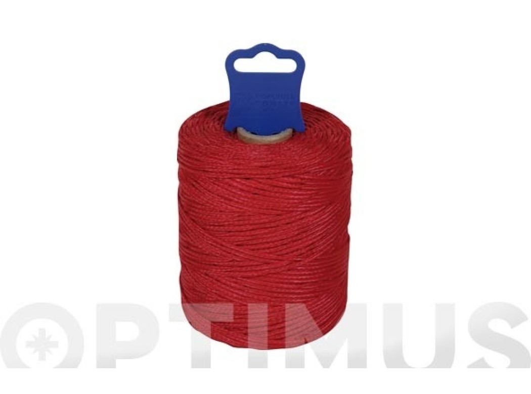 Hilo replanteo polipropileno trenzado Ø 1,8 mm 100 mt rojo rombull
