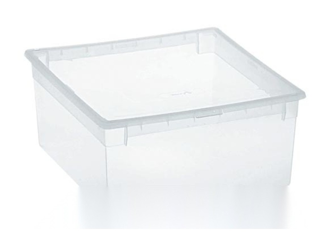 Caja multiusos light box transparente 23 l terry