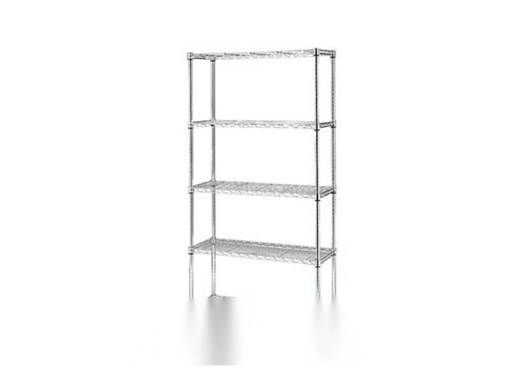 Estanteria 3 baldas metal stylo 90 x 90 x 35 cm kit closet