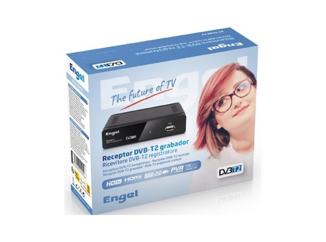 Receptor tdt t2 grabador negro axil