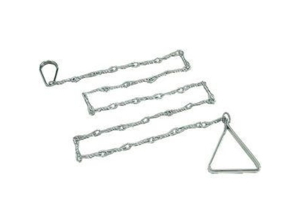 Tirador wc cadena 1m.anodizada 1000/31 fominaya