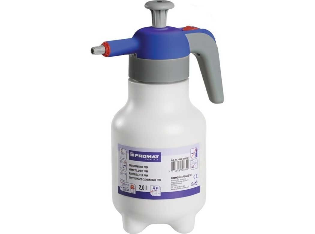 Pulverizador industrial 2 l junta fpm promat